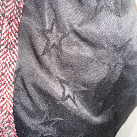 Scotch & Soda Mens Herringbone Bomber Jacket - Burgundy & Cream Textured Jacket - Picture 12 of 12